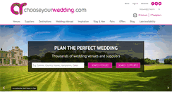 Desktop Screenshot of chooseyourwedding.com